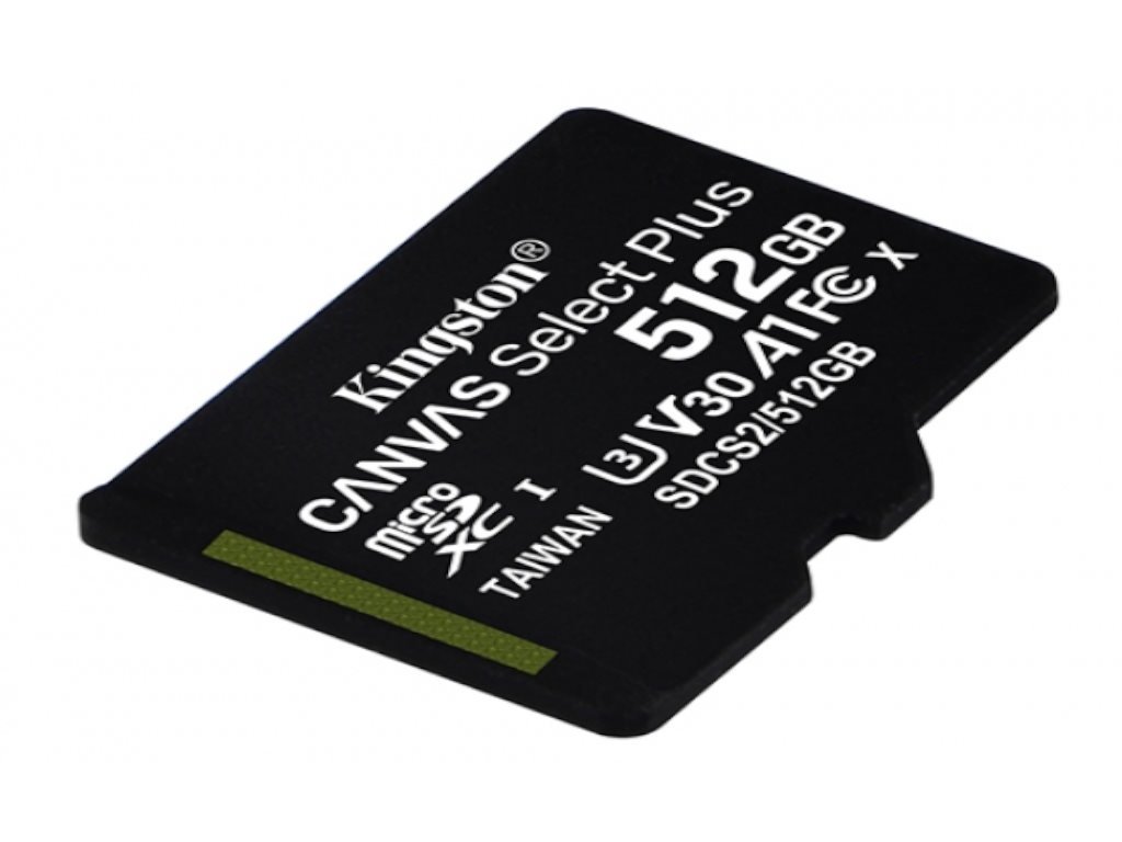 Memorije kartice KINGSTON SDCS2/512GB/microSD/512GB/Class U1/100MB/s-85MB/s+adapter - Slika 2